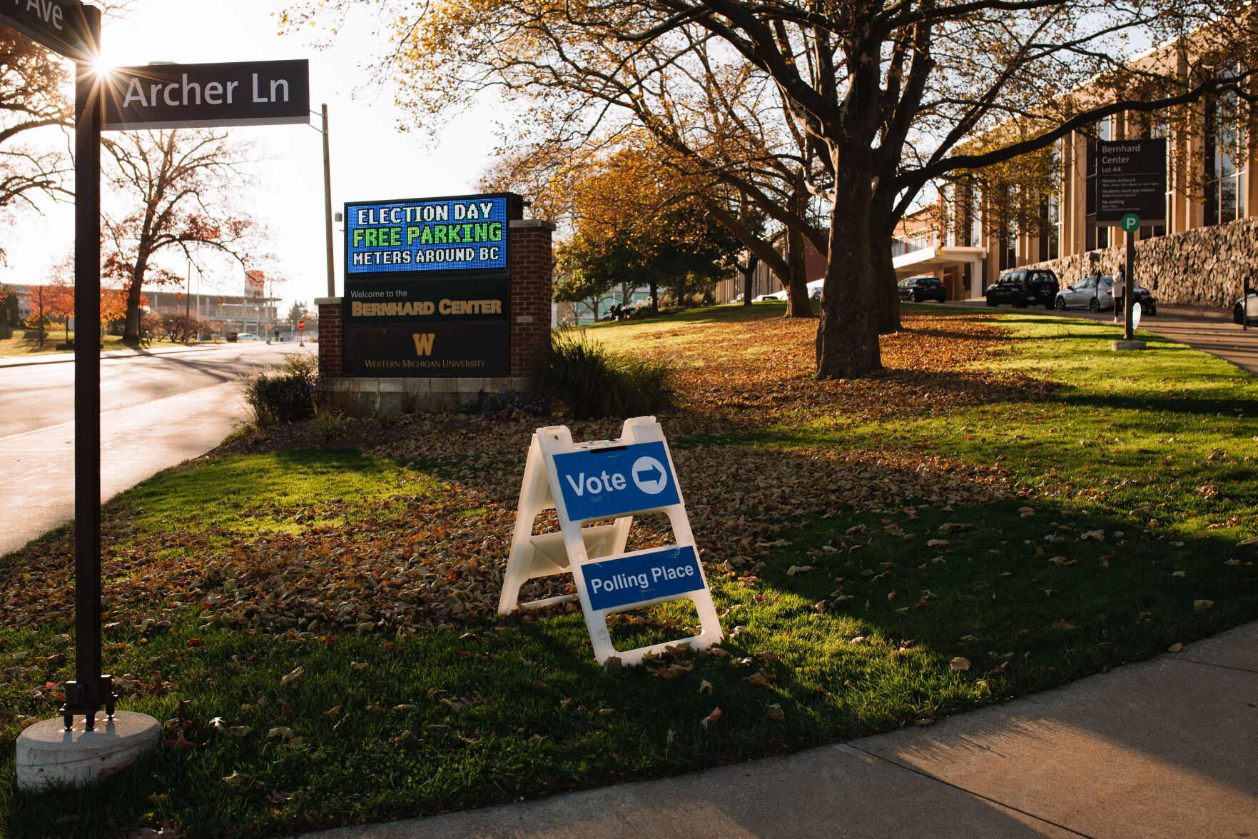 Election at Bernhard Center